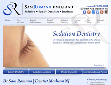Tablet Screenshot of drsamromano.com